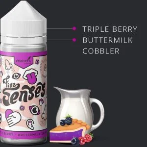 Omerta 5Senses Triple Berry Buttermilk Cobbler 30ml/120ml