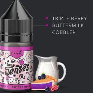 Omerta 5Senses Triple Berry Buttermilk Cobbler 10ml/30ml