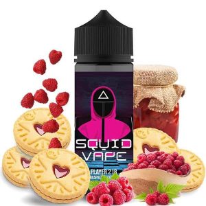 Blackout Squid Vape – Player 218 Raspberry Cookie 36/120ml