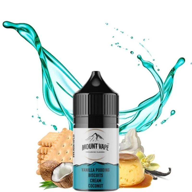 Mount Vape Vanilla Pudding Biscuits Cream Coconut 10ml/30ml