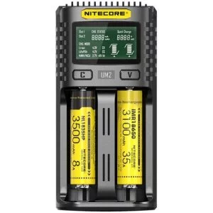 NiteCore UM2 USB Φορτιστής 2 Μπαταριών