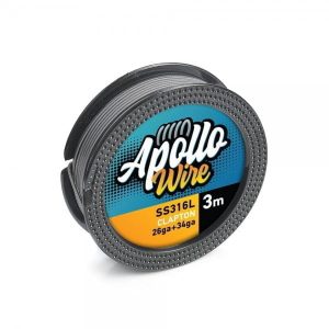 Apollo SS 316L Clapton Wire 26ga+34ga / 3m