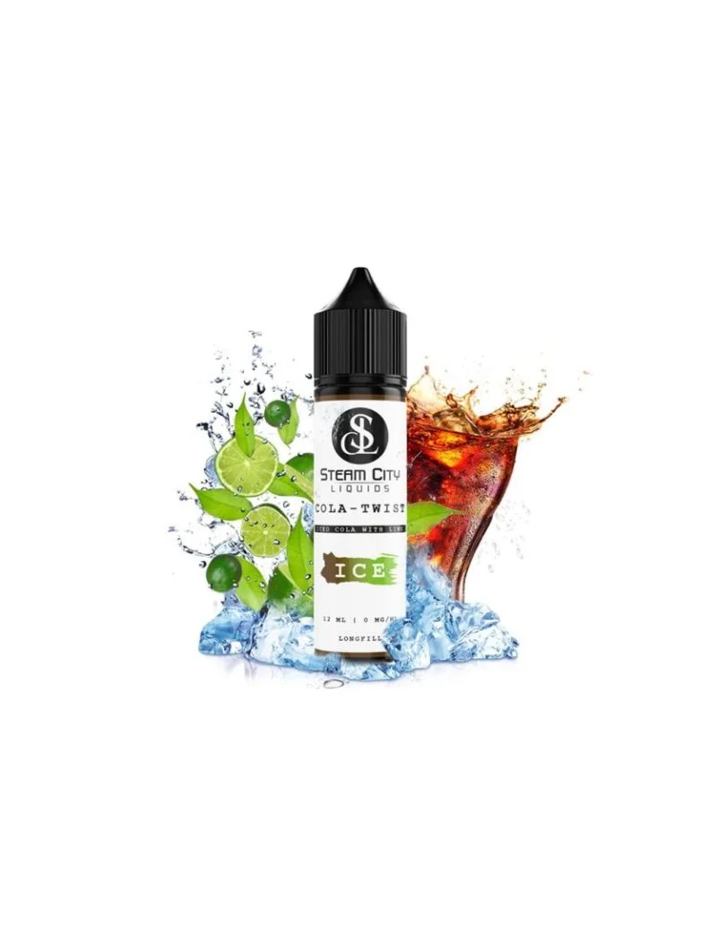 Steam City Flavour Shot Ice  Cola Twist 12ml / 60ml