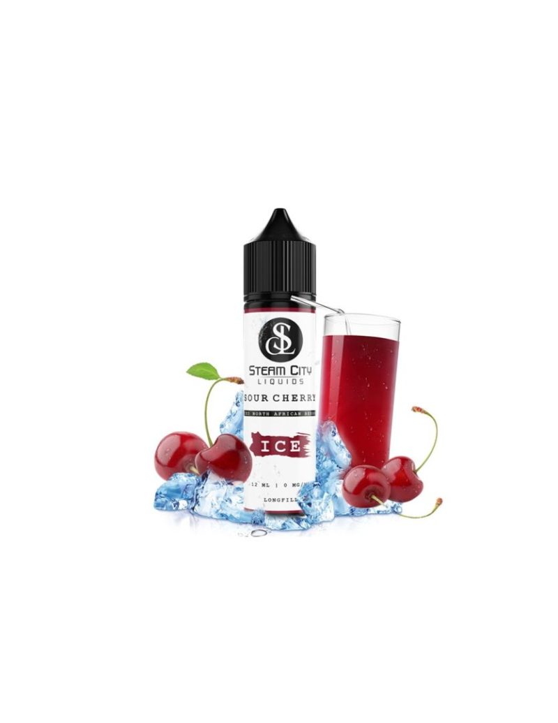 Steam City Flavour Shot Ice  Sour Cherry 12ml / 60ml