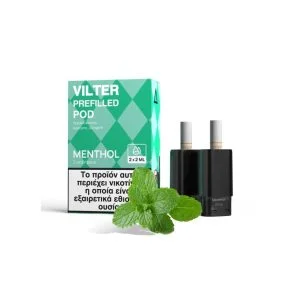 Aspire Vilter Prefilled Pod Menthol 20mg 2x2ml