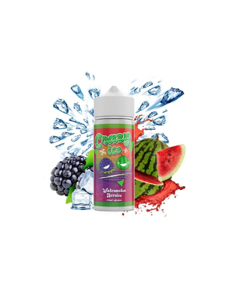 Steam City Crazy Ice Watermelon Berries Flavour Shot 30ml/120ml