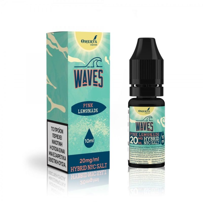 Waves Pink Lemonade Salt E-Liquid 10ml