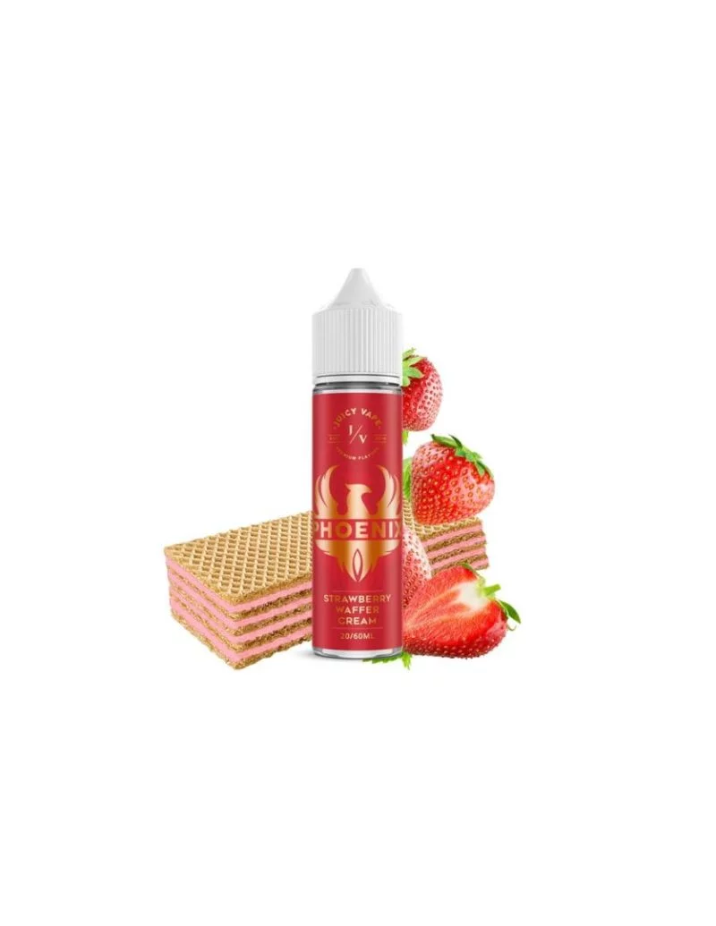 Phoenix Strawberry Waffer Cream Flavour Shot 20 / 60ml