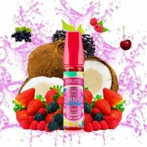 Dinner Lady Fruits Range Flavour Shot Pink Wave 60ml