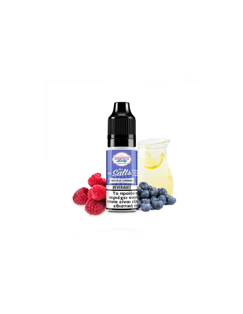 (product) Dinner Lady Salt Razz Blue Lemonade 10ml