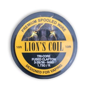 Lion's Premium Spooled Wire Tri-Core Fused Clapton 1.73ohm