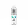 S&V Base VG 10ml - Βάση Φυτικής Γλυκερίνης 10 ml