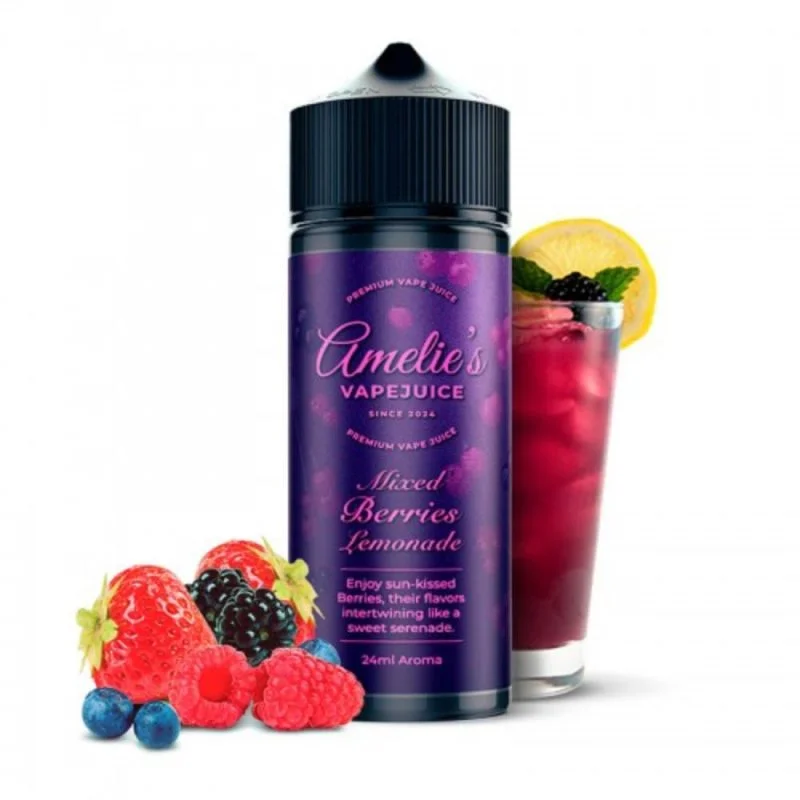 Amelie's Mixed Berries Lemonade 24/120ml