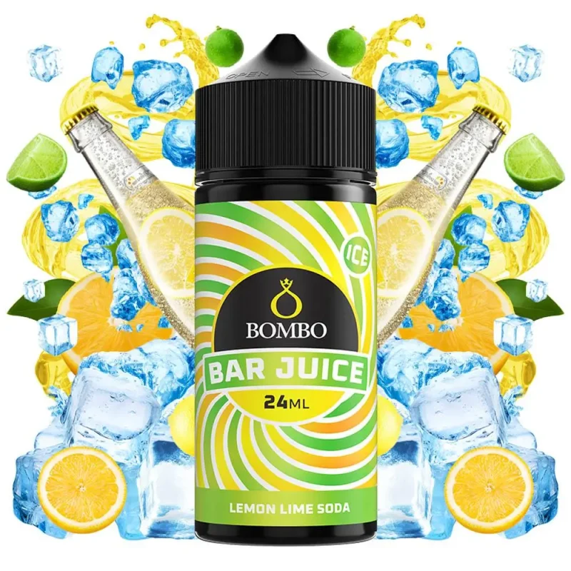 Bombo Bar Juice Lemon Lime Soda 24ml/120ml