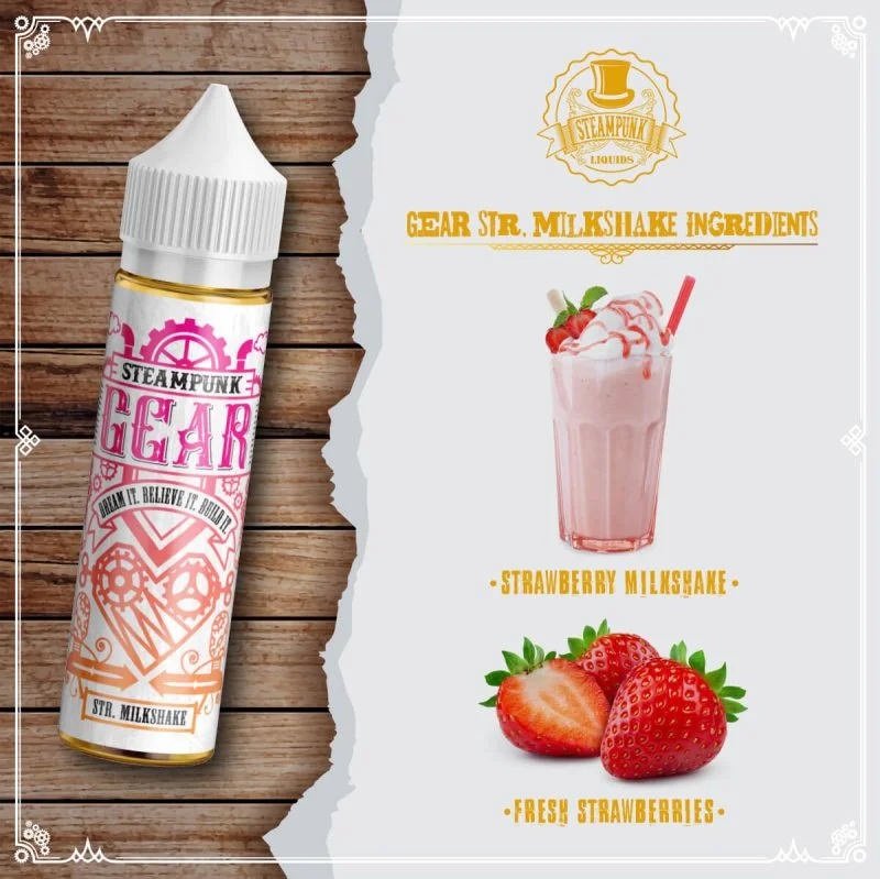 SteamPunk Gear Strawberry Milkshake 20 / 60ml