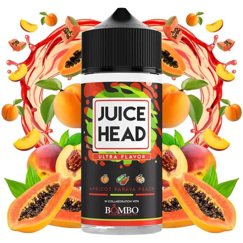 Bombo Juice Head Apricot Papaya Peach 30ml/120ml