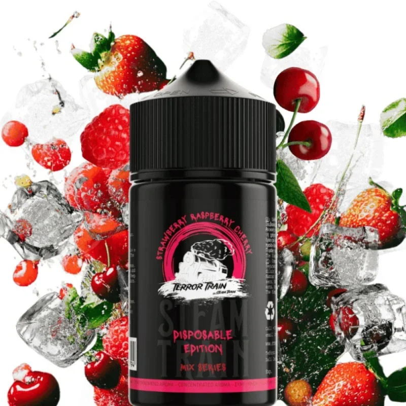 Terror Train Disposable Edition Strawberry Raspberry Cherry 25/75ml