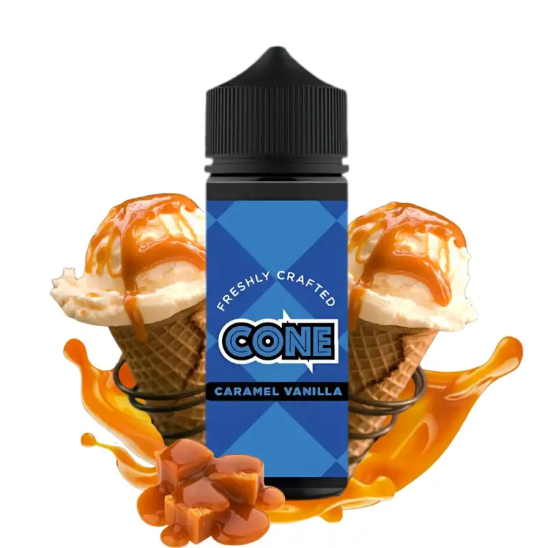 BLACKOUT Flavorshot Cone 120ml - Caramel Vanilla