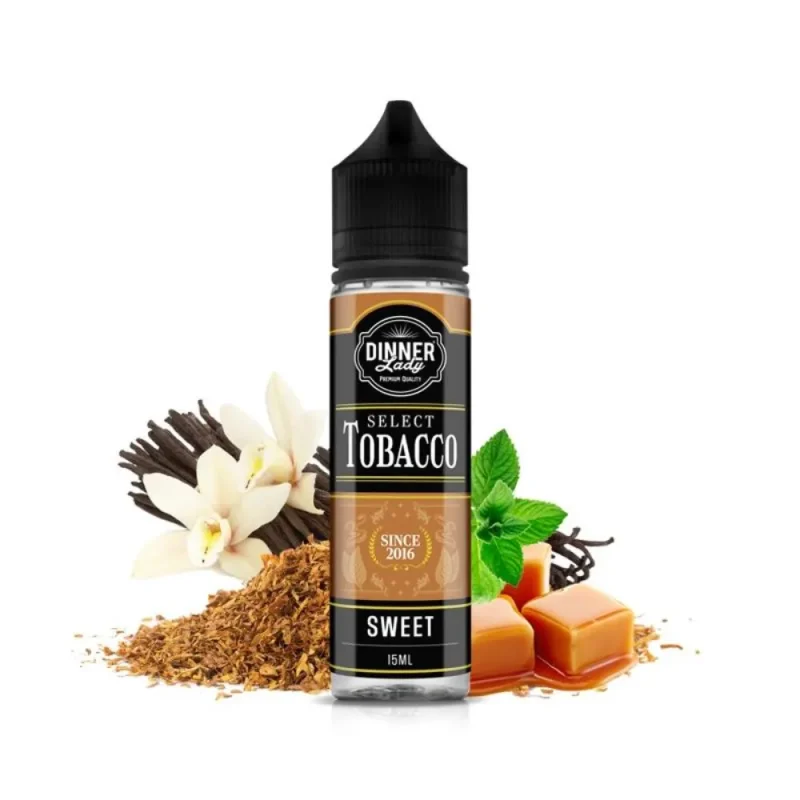 38060 Dinner Lady Flavour Shot Select Tobacco Sweet 15 / 60ml