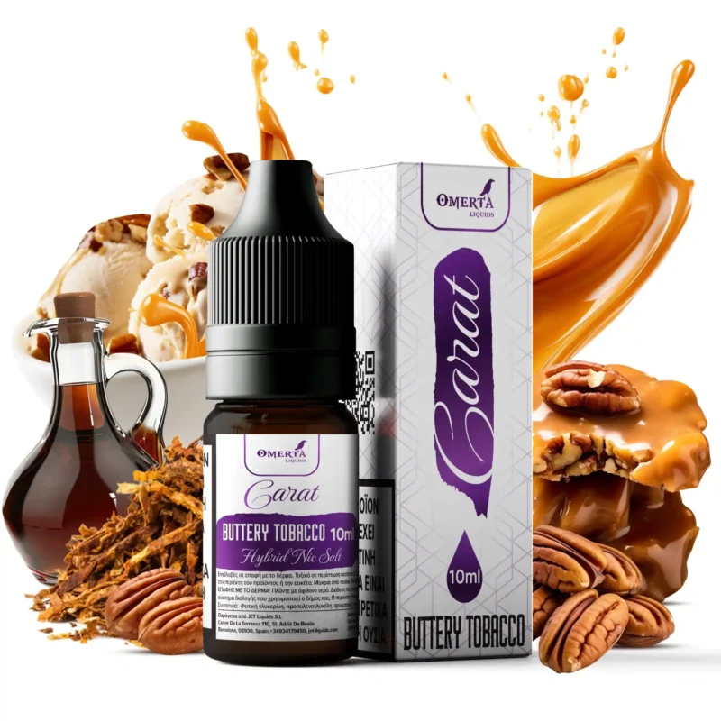 Carat Buttery Tobacco Salt E-Liquid 10ml